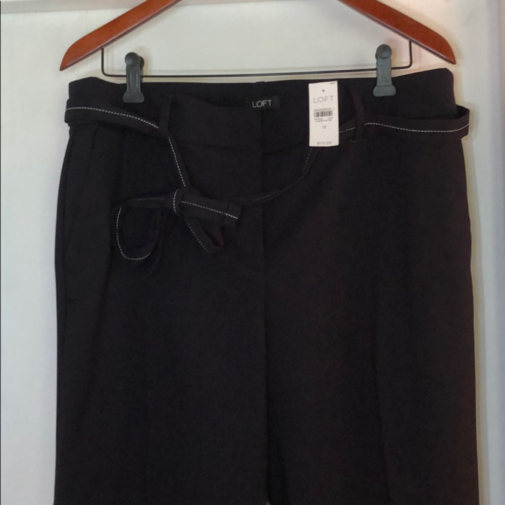 NWT navy Blue Loft Marissa Trousers